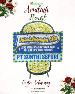 Papan Bunga Duka di Pringgarata